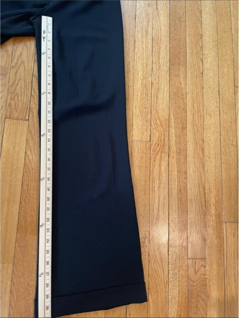 Trina Turk Womens Black Wide-Leg Dress Pants Size 6 - Picture 6 of 8
